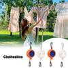 10M Adjustable Clothesline Outdoor Travel Portable Clothes Line Outdoor Retractable Clothesline Suitable Clothes Drying Rack