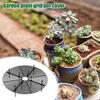 Round/Square Flower Pot Cover Cuttable Plant Protection Mesh Plant Pot Guards  Dog and Cat Proof