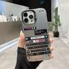 Простой и забавный чехол для телефона-клавиатуры для Apple 14pro Нишевый высококлассный чехол для телефона iPhone 15 Креативный чехол для телефона