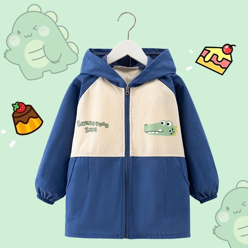 Детский комбинезон-пуховик среднего и большого размера - Водонепроницаемый, грязеотталкивающий, осенне-зимний, детский сад, верхняя одежда, фартук для мальчиков