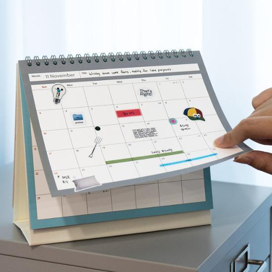 Архивный настольный календарь Luca Lab 2024 года, популярная фраза в Корее