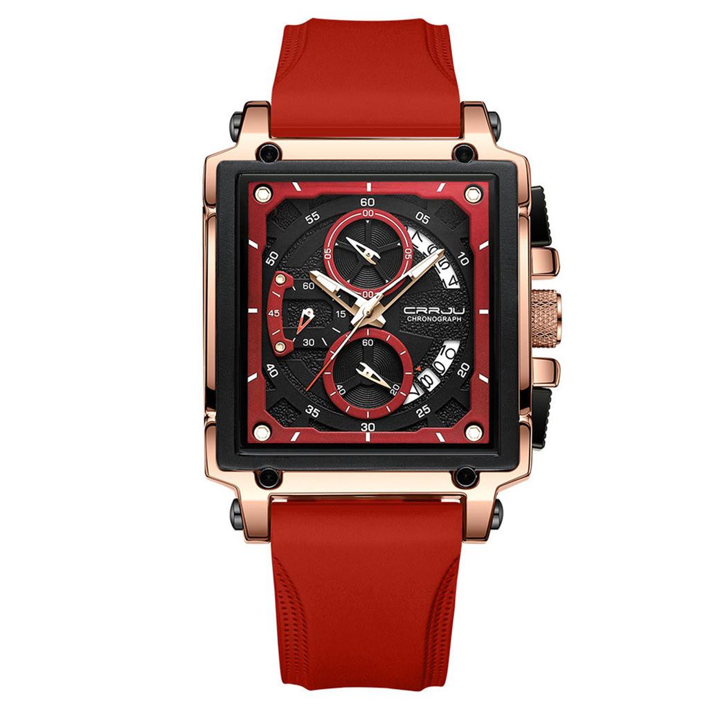 Men's Waterproof Luminous Running Alarm Clock Watch