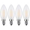 E14 European Base LED Candelabra Light Bulbs 25W Equivalent, 110V 2700K Warm White E14 Led Bulbs 2W 250LM for Turkish Lamp, European Chandeliers,