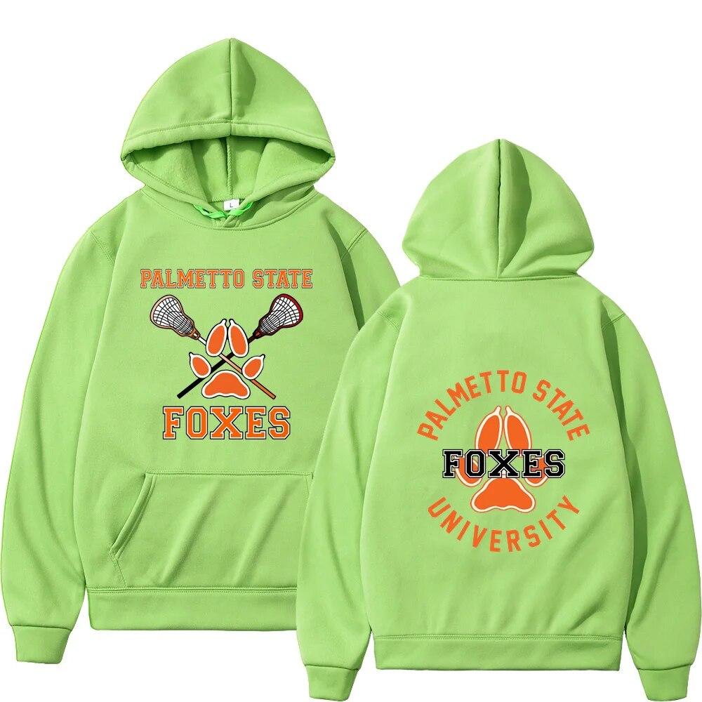 Streetwear The Foxhole Court Palmetto State Foxes Printed Unisex's Hoodie Pullover Unisex Hoodies Women Hip Hop Sweatshirt Clothes