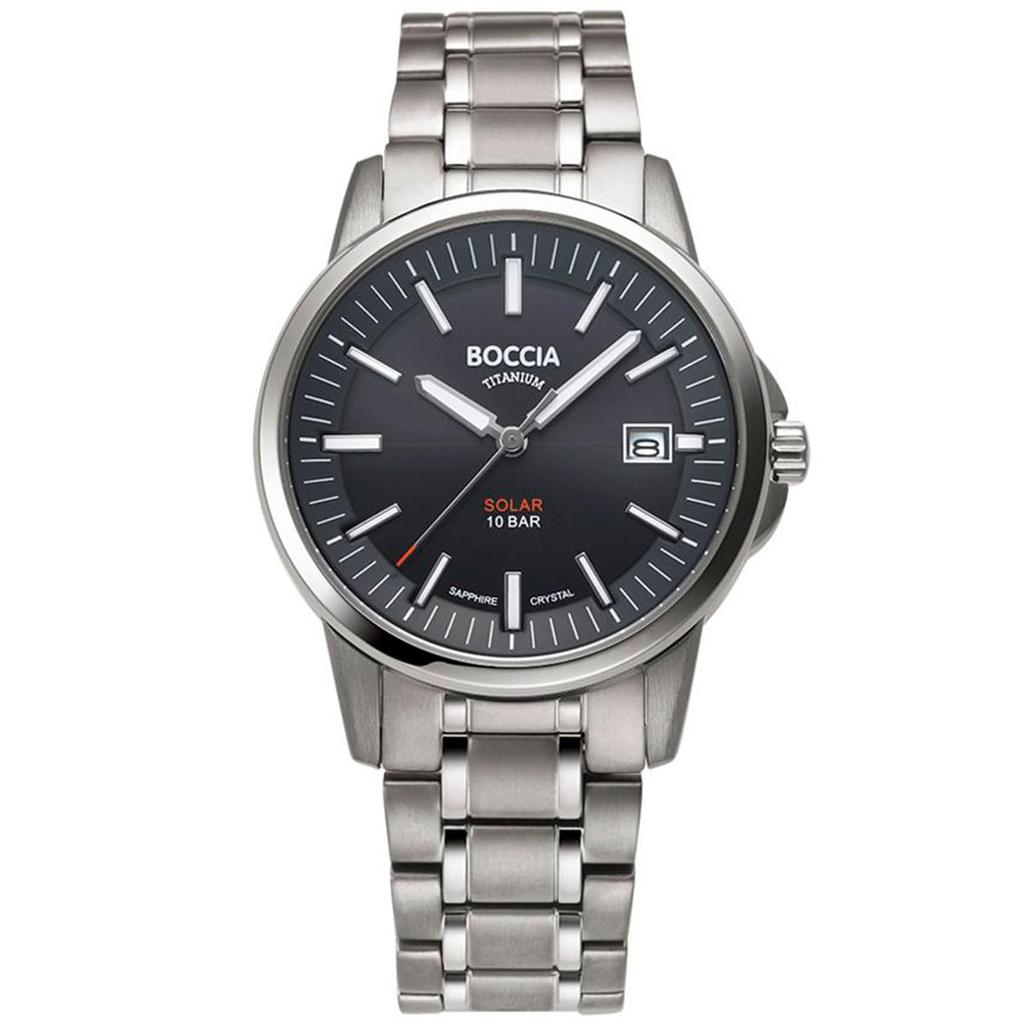 Boccia Titanium Watch 3643-04 Black