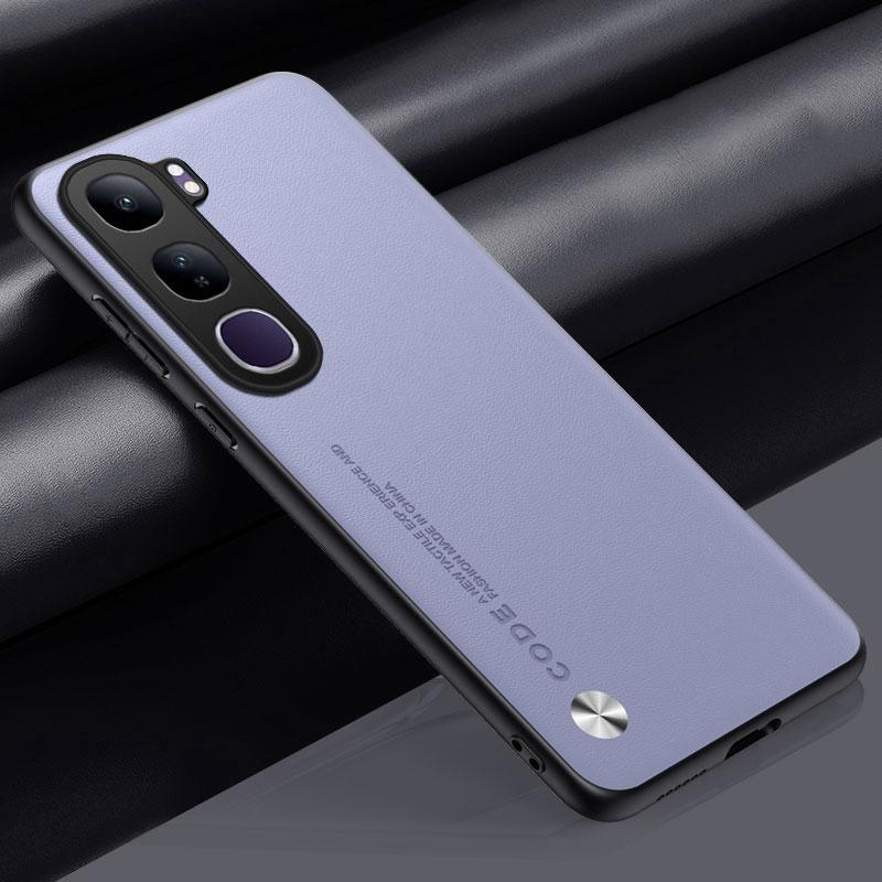 Роскошный чехол из искусственной кожи для Vivo V40 Lite 4G, задняя крышка, матовый силиконовый противоударный чехол для телефона с полной защитой для Vivo V40 Lite 5G