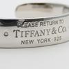 Used TIFFANY&Co. bracelet Narrow cuff Return to Silver925/diamond 31.7g Silver 2PD