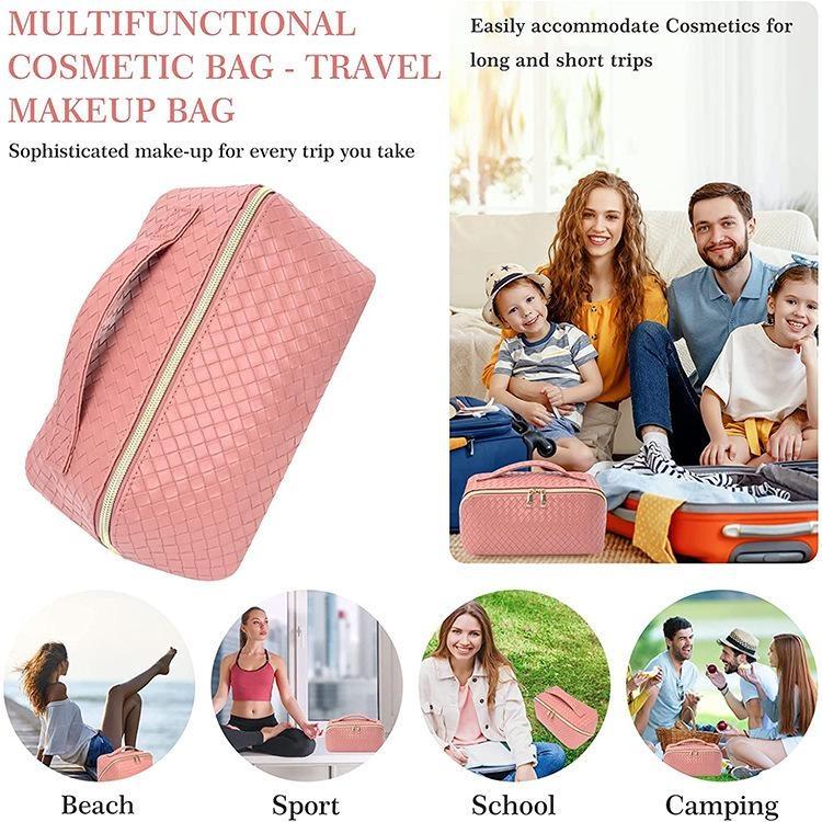 Косметичка большой емкости, дорожная косметичка, сумки для макияжа для женщин, водонепроницаемые портативные косметички
