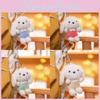 Cute Dog Plush Keychain Toy With Pp Cotton Filling For Pet Lovers Characters Included)