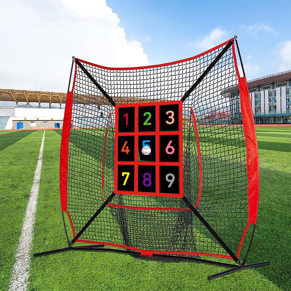 9-Section Numbered Strike Zone Target (No Net) Adjustable Pitching Target Pitcher Accuracy Training Aids for Baseball & Softball