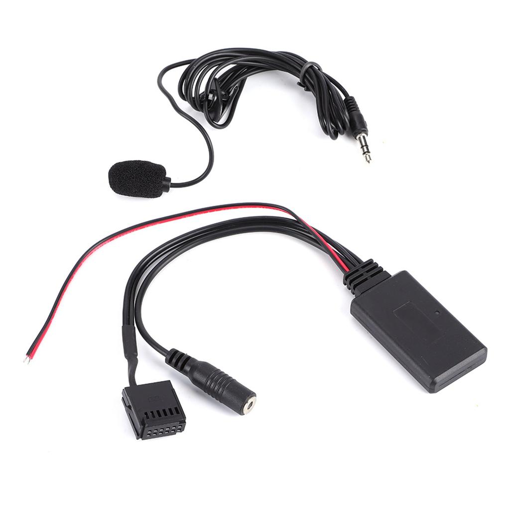 Car Bluetooth AUX‑IN Cable Adapter with Microphone Handsfree Calling Fit for Ford Focus 6000CD