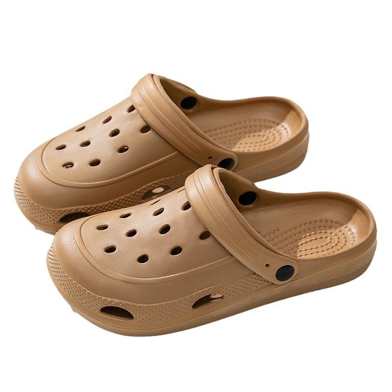 Летняя уличная мужская и женская нескользящая обувь с отверстиями - Унисекс для рафтинга и простые тапочки
