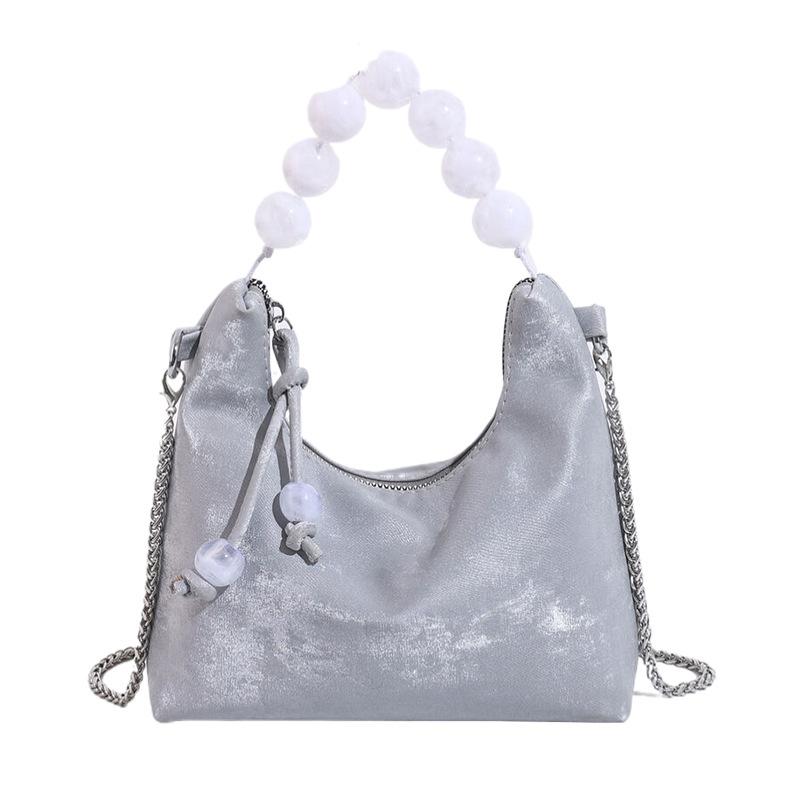 Новая китайская сумка женская летняя новая ручная сумка с вышитыми жемчужинами, модная тенденция, универсальная сумка через плечо