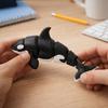 Mini Simulation Animal Multi-Joint Movable Marine Animal Model Creative Whale Figurine  Collection