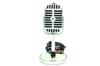 Karaoke Microphone Silver