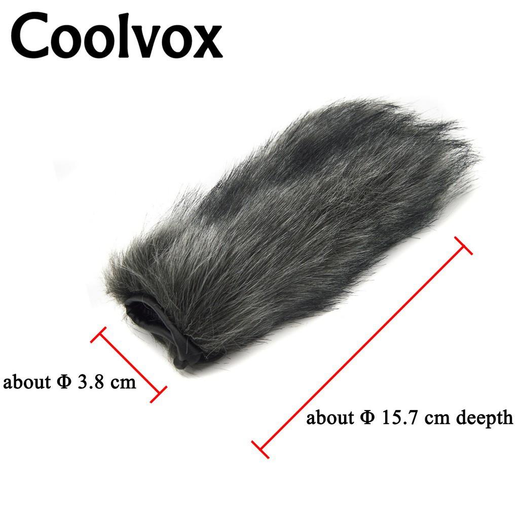 Fur Muff Protection Outdoor Interview MIC for Condenser Microphone