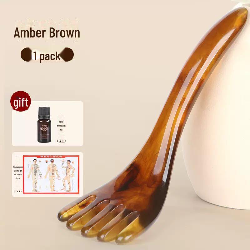 Массажер для кожи головы с пятью лапками: Акупрессурная расческа для релаксации и декомпрессии