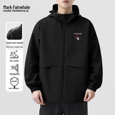 Мужская ветрозащитная водонепроницаемая куртка с капюшоном Mark Fairwhale
