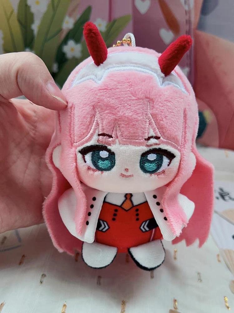 Плюшевая кукла Зеро Ту из аниме Darling In The Franxx, Косплей, Милый мультяшный брелок-подвеска, Подарок на день рождения для детей