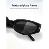 CAPONI Brand Luxury Women Sunglasses Fashion Polarized Outdoor Vintage Acetate Design Cat Eye Eyewear UV420 Black Shade CP35025