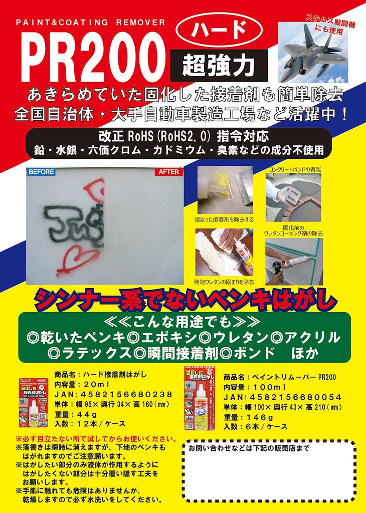 Doichi Сильный Удалитель Клея PR200 Пробный Мини 20мл