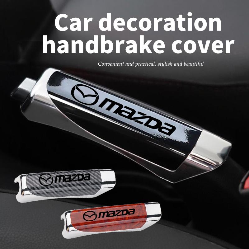 Universal Handbrake Grip Car Hand Brake Protector Cover Decor For Mazda 3 6 CX5 2 CX3 CX9 MX5 RX8 Axela Demio Atenza MS