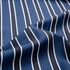 Mens 4-Way Stretch Collared Wrinkle-Free Button-Down Shirts, Business Casual Long Sleeve Silky Sheen Looking Striped Dress Shirt