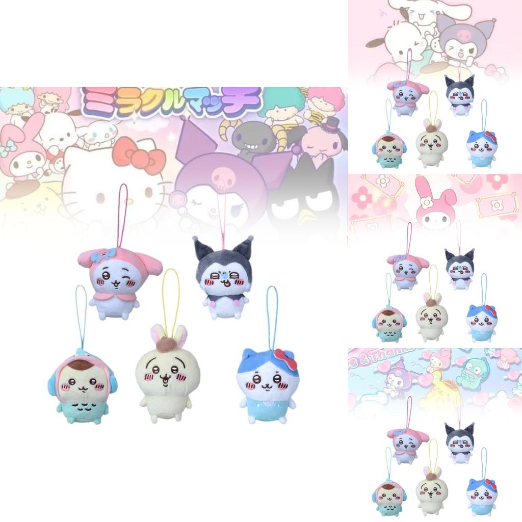Очаровательный самоироничный плюшевый брелок-медведь с дизайном Sanrio Cool Little Fish