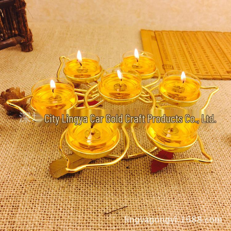 Подсвечник-подставка «Семь звезд лотоса» для фестивалей и праздников