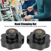 2pcs Industrial Clamping Knob Practical Threaded Hand Knobs Star Hand Knob  For Mechanical Equipment