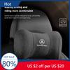 FHP3   Hot 2025 Car Suede Headrest Seat Neck Pillow Head Support For Mercedes Benz AMG GLE GLS CLS GLC CLA GLA GLK ML C197 R231 W167 W2