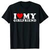Мужская футболка JRJZ с забавным принтом I Love My Boyfriend Slogan T-Shirt I Love My Girlfriend Забавная футболка Так что, пожалуйста, держитесь подальше #913147