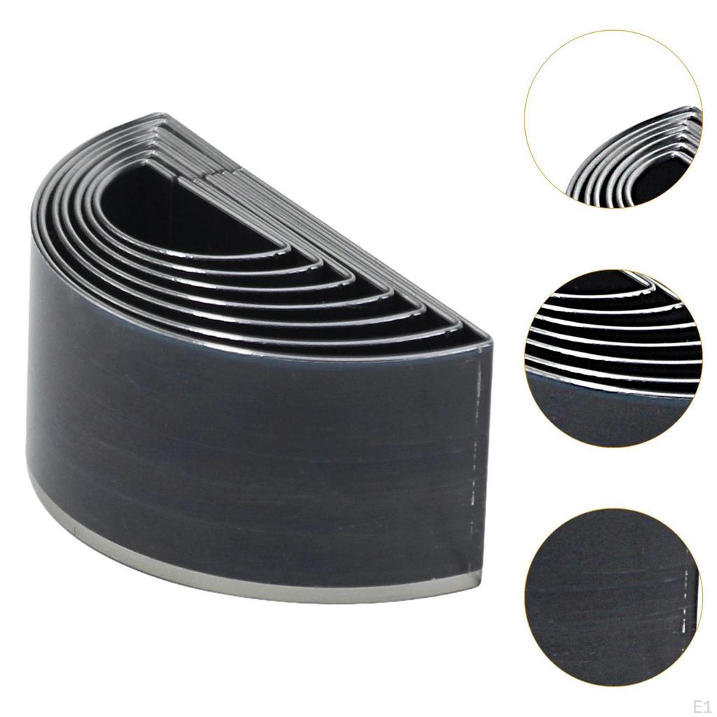 7 штук Кожаный вырубной штамп Разные размеры Шаблон Инструмент для рукоделия Геометрическая форма для DIY