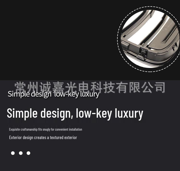 BMW 6 Series GT G32 Double-Line Tri-Color Grille & Bright Tri-Color Front Grille for Modification