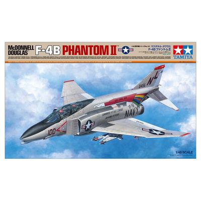 Tamiya Серия самолетов в масштабе 1/48 №. 121 McDonnell Douglas F-4B Phantom II Пластиковый набор 61121