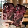 Phone case: 2D flat, suitable for Samsung Galaxy A34 A35 M05 M06 S20 S22 S21 FE Plus 5G protective case, dark romantic style, perfect Christmas and Ha