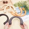 Detachable DIY Purse Handbag Handles Wooden Bag Handles Shoulder Bag Strap Handbag Band Handle
