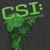 Футболка унисекс для взрослых с доказательствами CSI