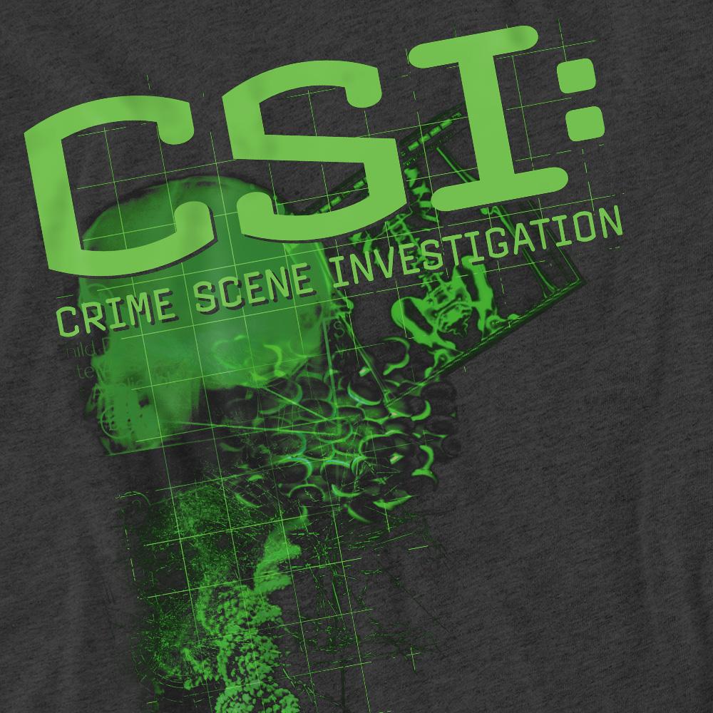 Футболка унисекс для взрослых с доказательствами CSI