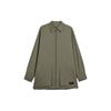 Y-3 Solid Color Pointed Collar Zipper Loose Jacket Unisex Jacket Green IP7671