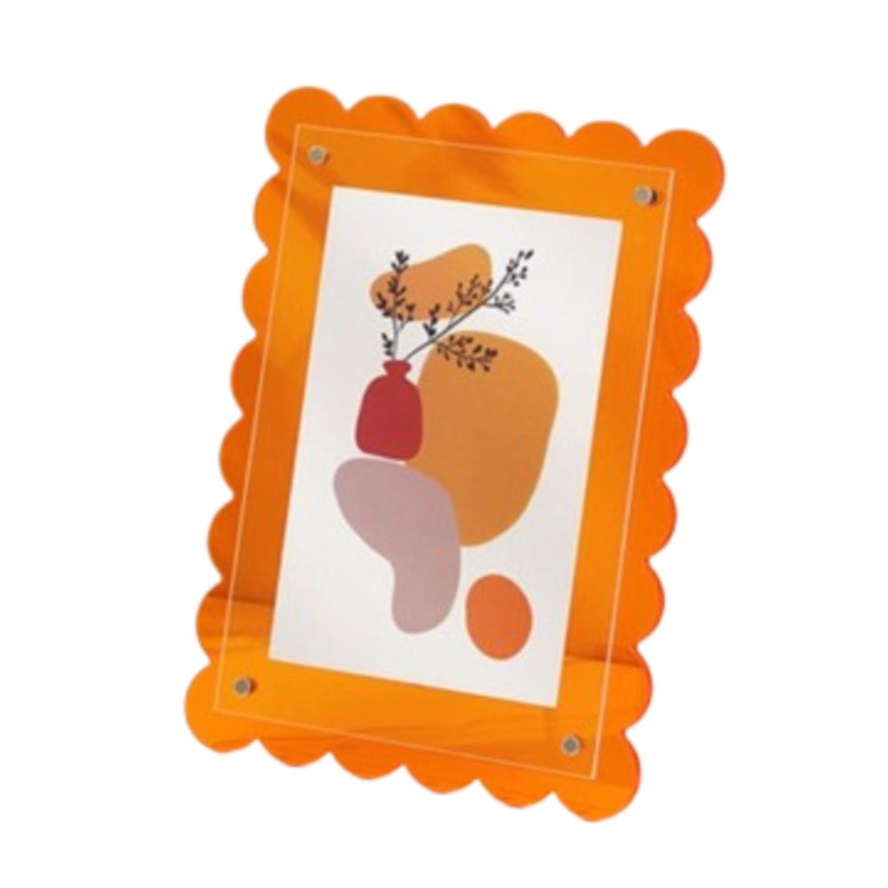 Desktop Display Photo Frame Acrylic Stand Photos Decorative Rack Photocard Holder for Home