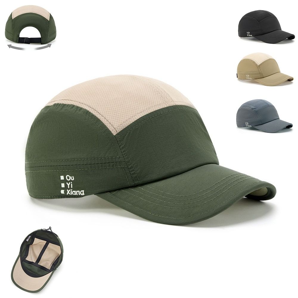 Quick Drying Peaked Caps Mesh Baseball Hats Simple Sun Hat Outdoor Camping Running