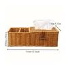 Woven Tissue Box Cover Breathable Design Tissue Dispenser New Paper Towel Holder  Desktop