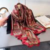 Hot Hijab Printing New Brand Women Scarf Spring Summer Silk Scarves Shawls Lady Wraps Beach Stoles Hijab Foulard Large Bandana