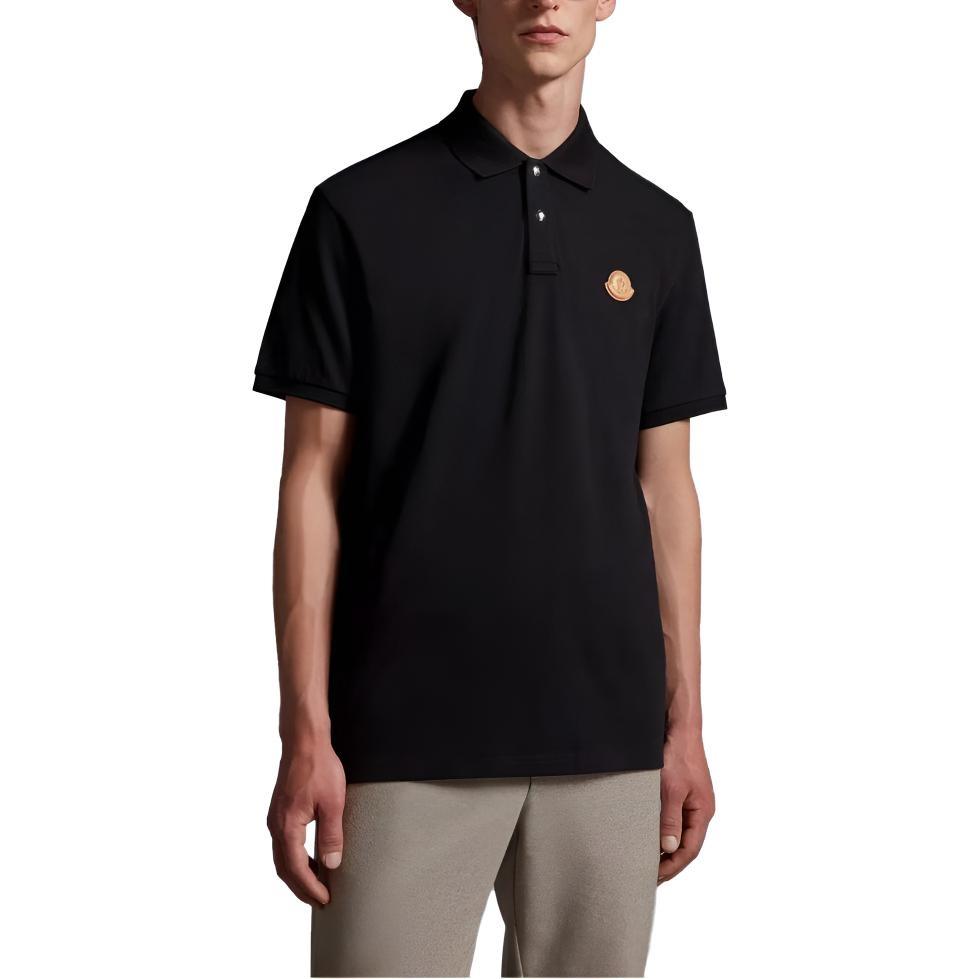 Moncler Polo Shirts Men's Black Moderate I20918A0001484556999