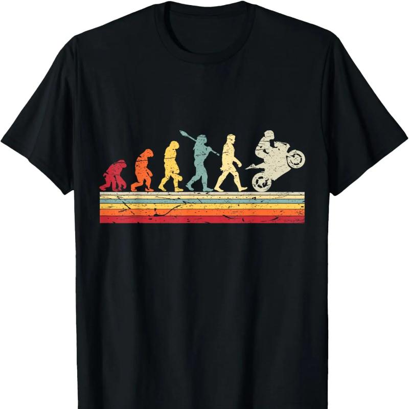 Эволюция The Hu Унисекс Байкерская Винтажная Байкерская Футболка Camiseta Hombre Винтажная Модная Обычная Футболка с Коротким Рукавом Летняя Хлопковая Футболка