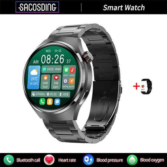 SACOSDING Watch 4 Pro Мужские спортивные умные часы GT4PRO 1,53-дюймовый AMOLED-экран HD полноэкранный сенсорный Bluetooth-вызов GPS-часы для женщин для HUA WEI