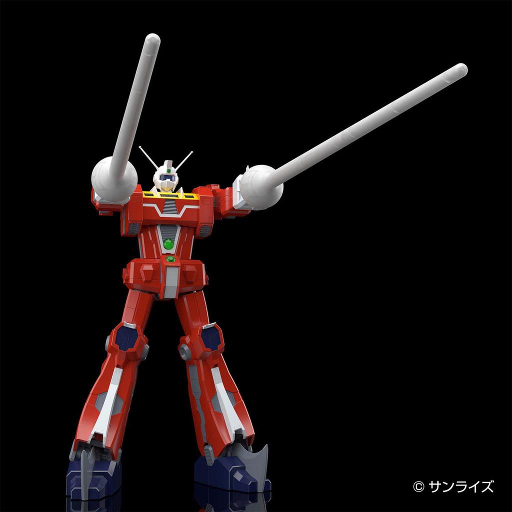 Aoshima Bunka Kyozai Space Runaway approximately 24cm plastic model kit Ideon, 1/450 scale, tall, pre-colored DI-01