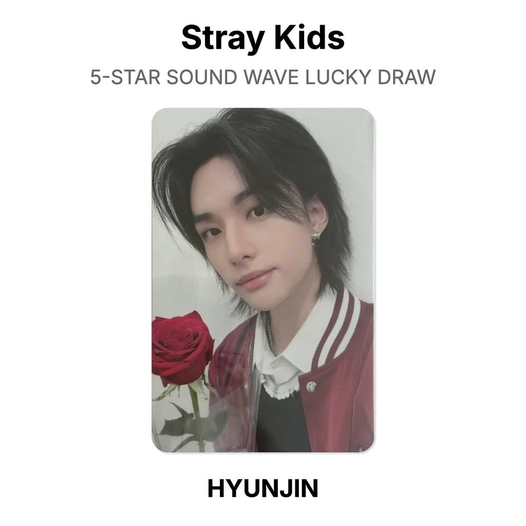 Stray Kids Официальная фотокарточка Розыгрыша 5-ЗВЕЗДНОЙ ЗВУКОВОЙ ВОЛНЫ