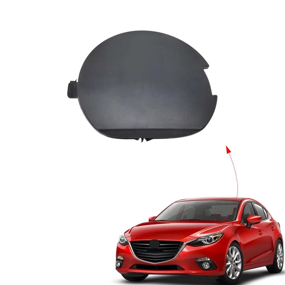 1× Front Bumper Tow Eye Hook Cover Cap BHN1-50-A11-BB For Mazda 3 2014 2015 2016